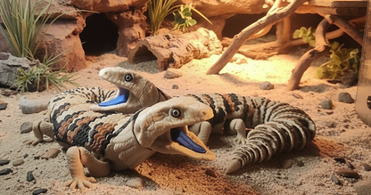 Blue-tongued lizard